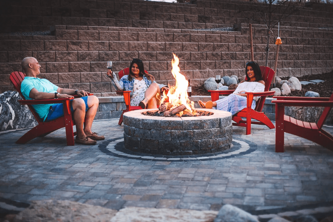 Custom pool build with paver patio surround in Boulder, Colorado