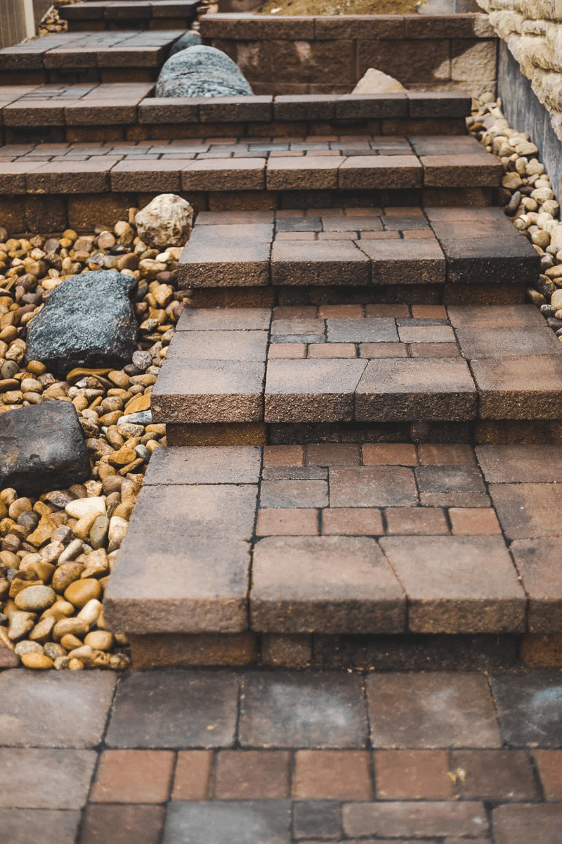 Pool and spa with custom stone coping in Erie, Colorado