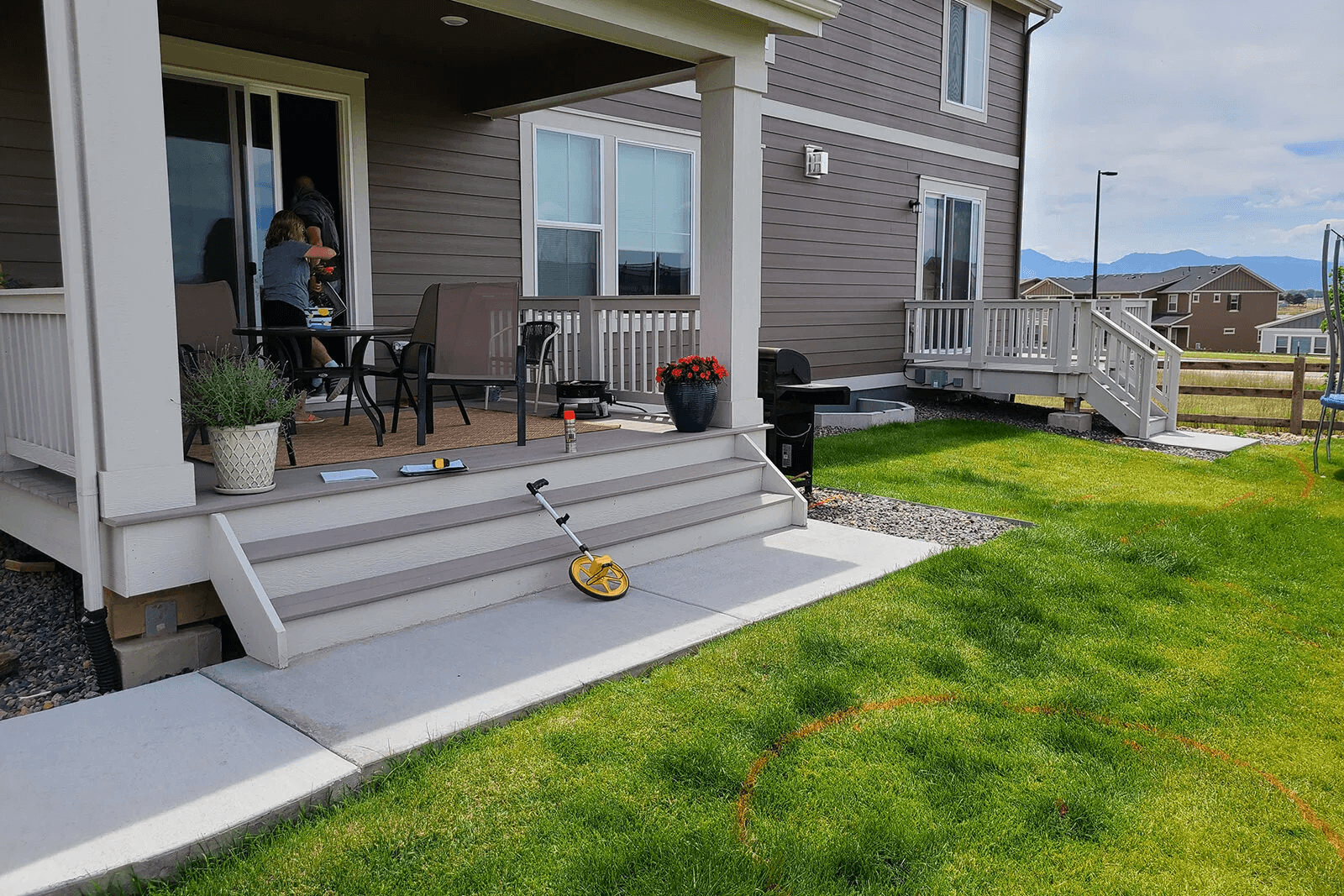 Before: Complete outdoor living build