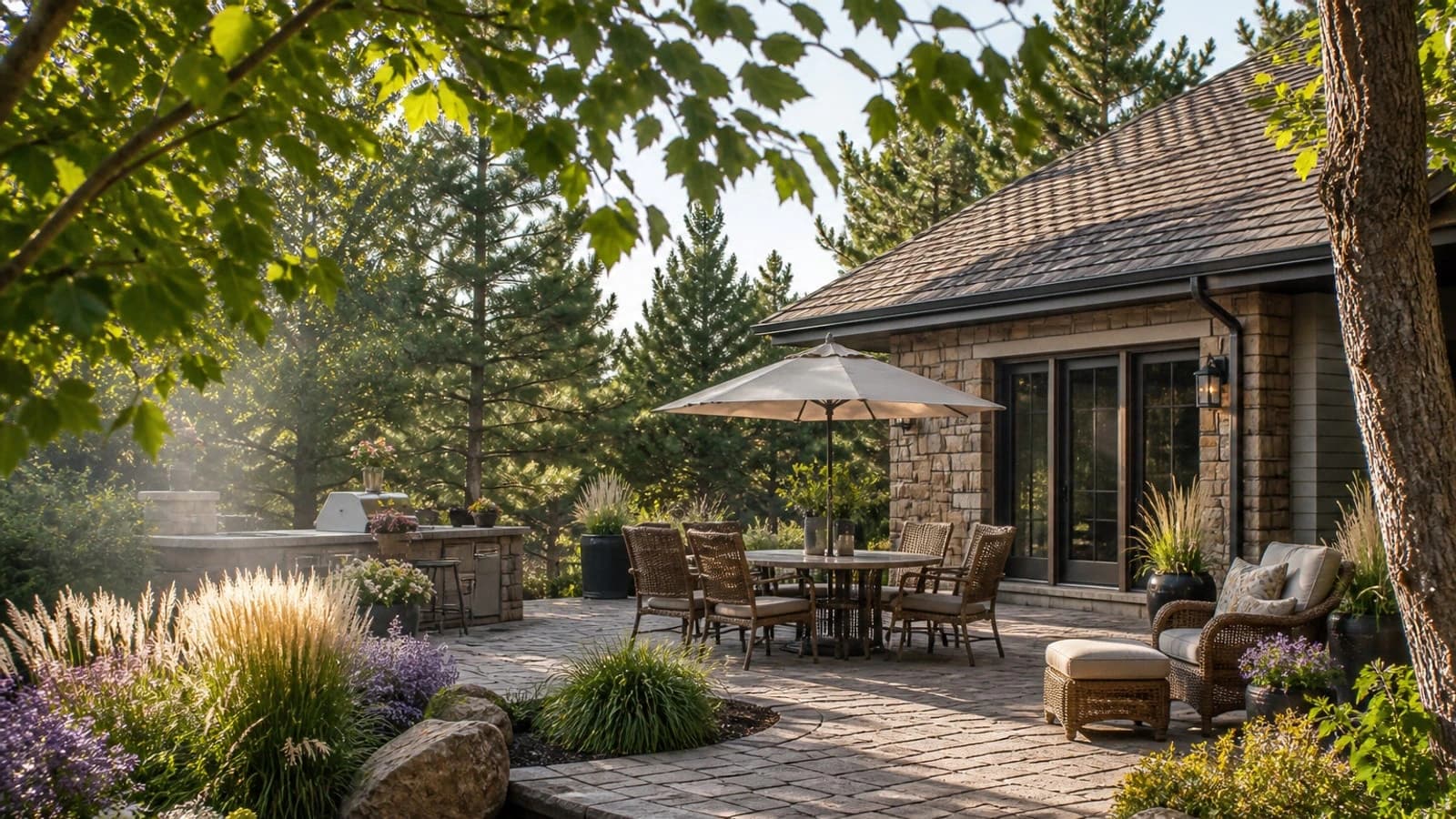 Louisville Colorado residential outdoor space