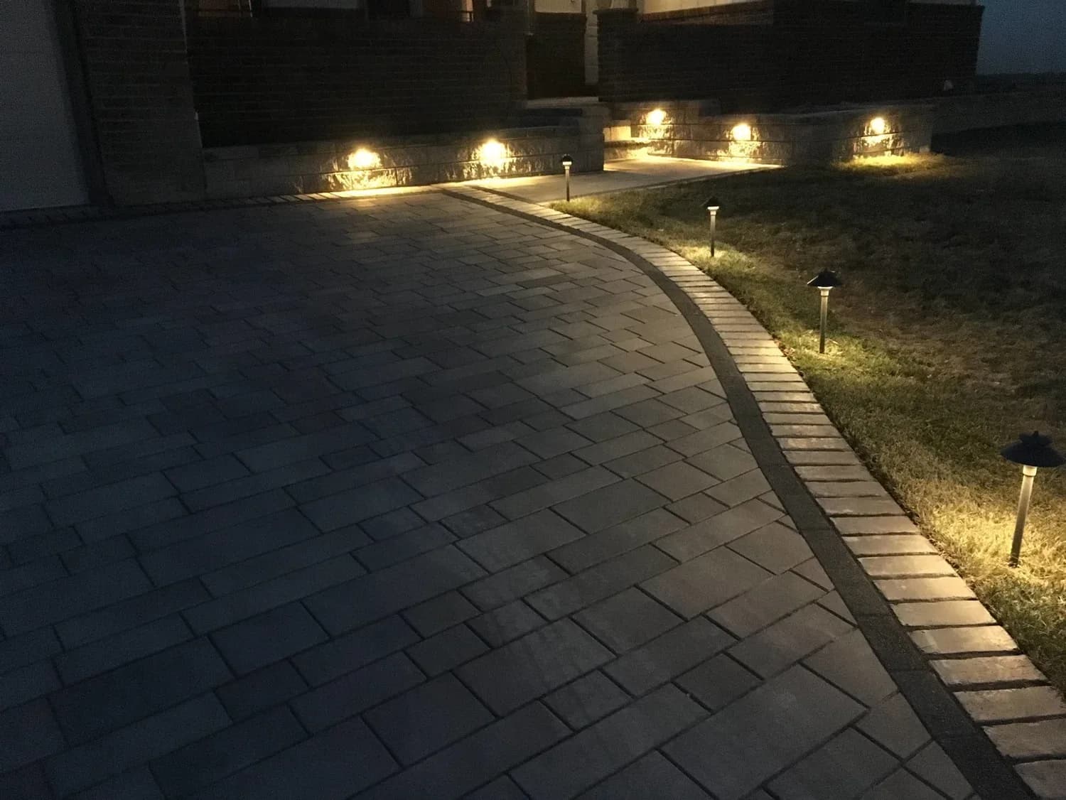 Residential pool build with retaining wall in Longmont, Colorado